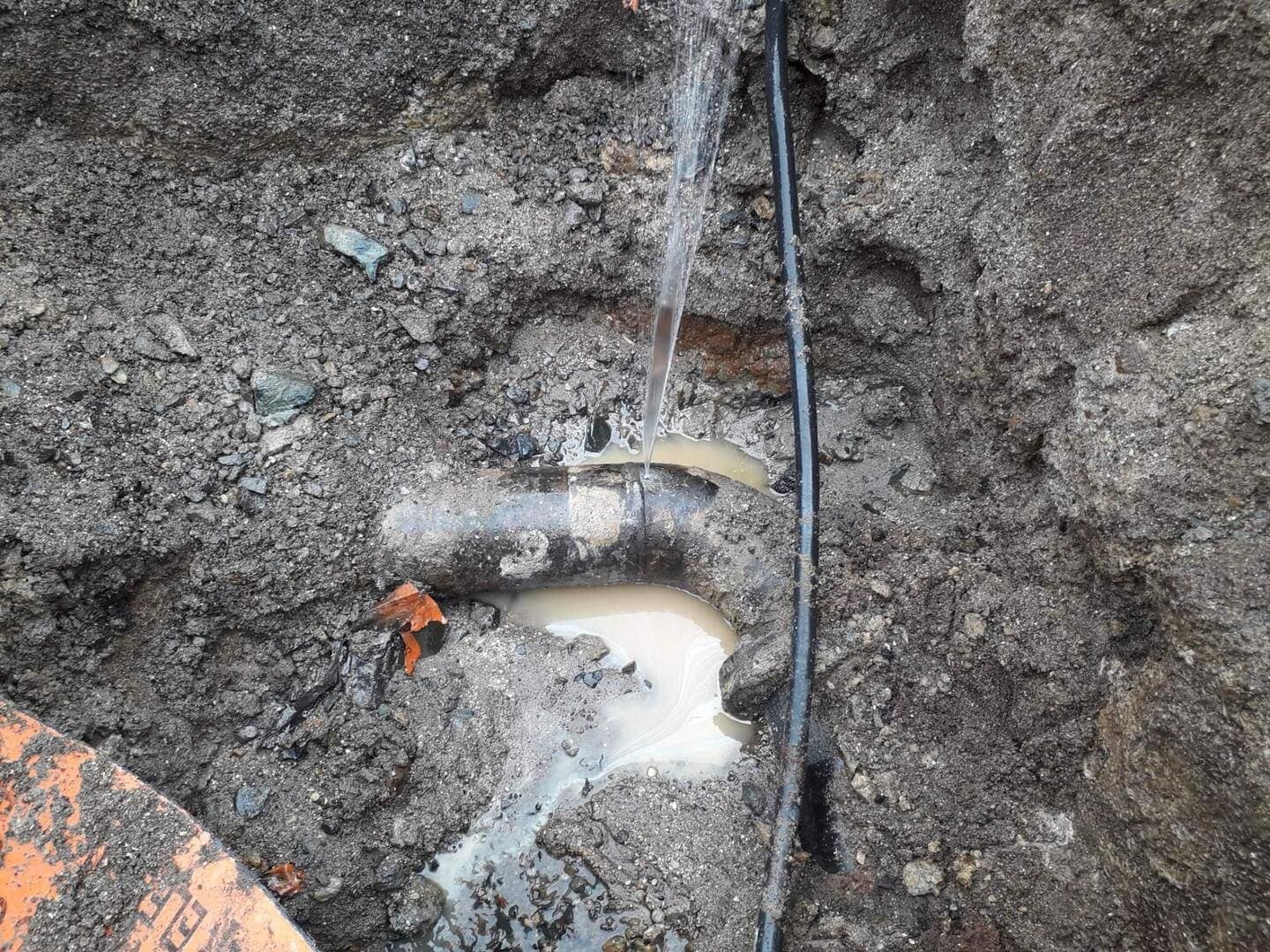 Utility Works on site on the North Shore