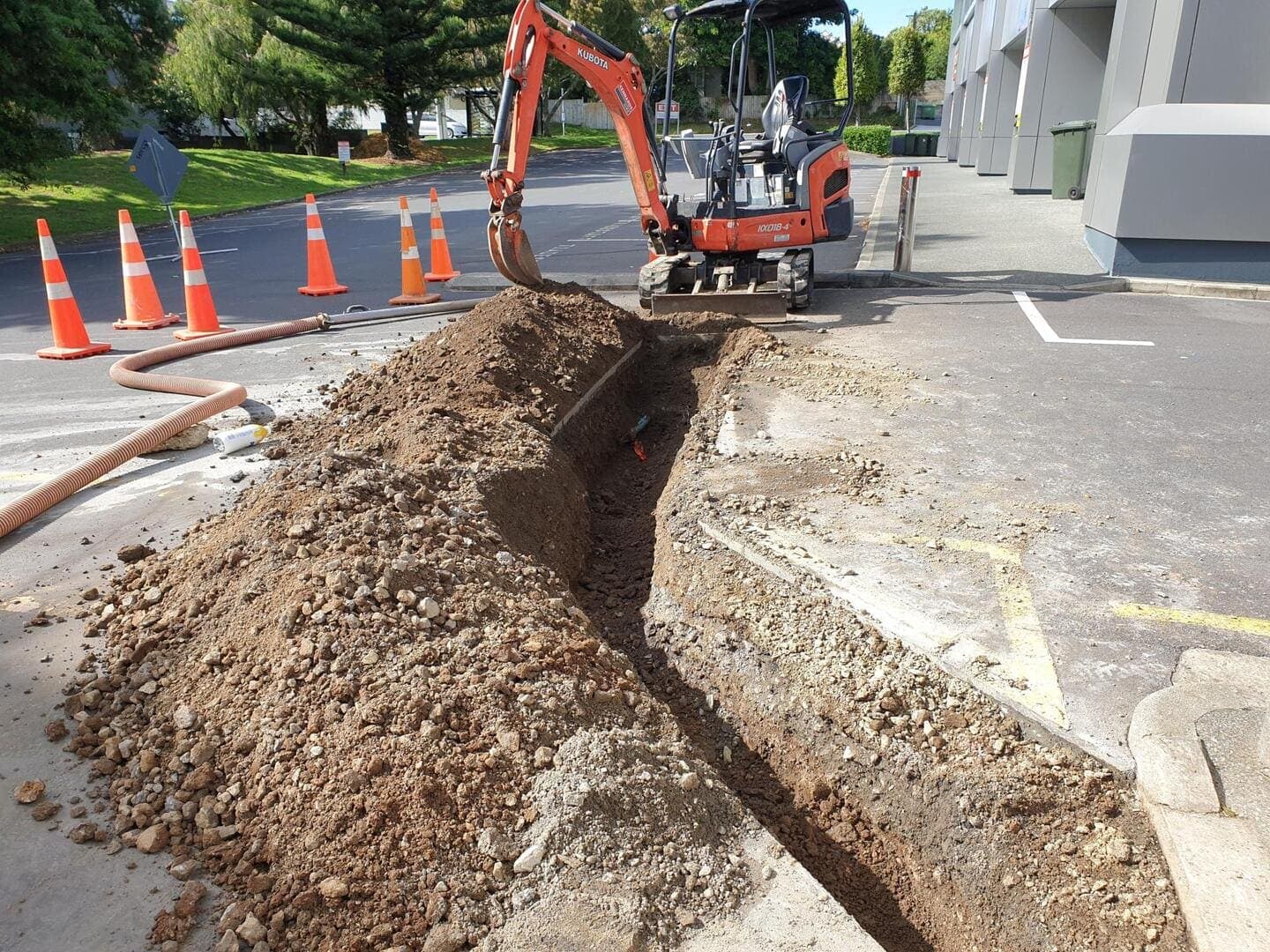 Underground power cable installation and trenching