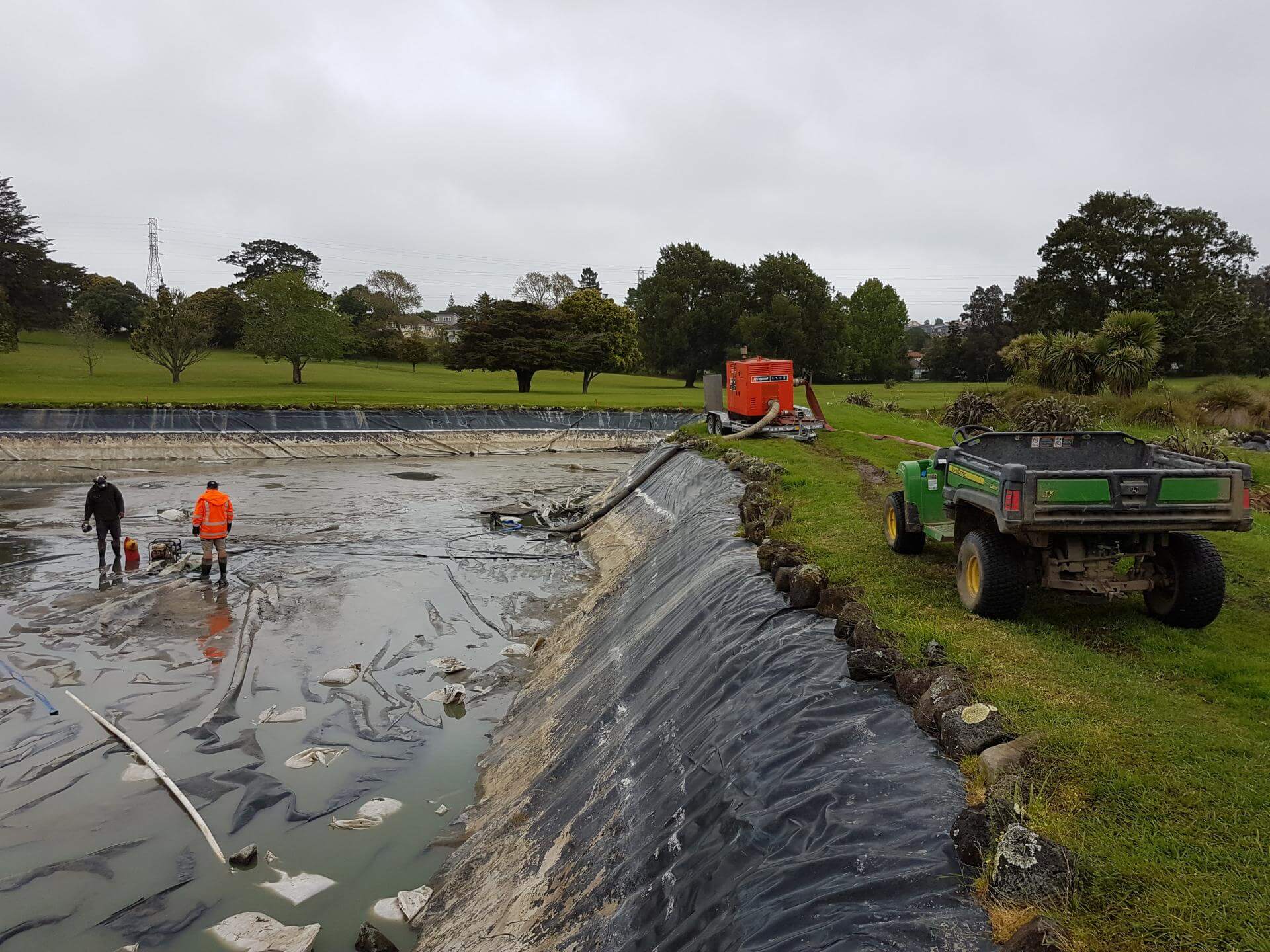 Golf Course Pond Leak Detection in Auckland