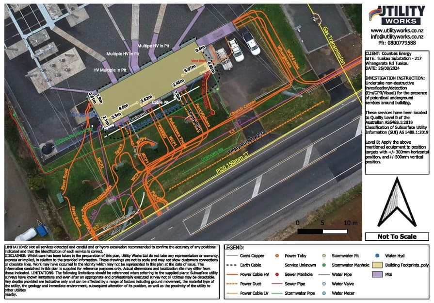 GPS utility mapping and survey shapefiles in Auckland